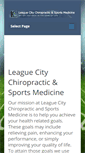 Mobile Screenshot of leaguecitychiro.com